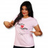 Women Round Neck Pink Tops - Save life